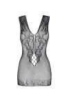 Dámska erotická košieľka Brenda - BEAUTY NIGHT FASHION černá S/L