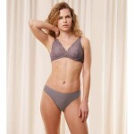 Dámske body Make-Up Illusion Lace Highleg Tai - Triumph coffee sugar (3091) 0040