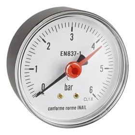 ICMA Manometer 63 mm / Manometer / Závit 1/4" / 6 bar (91263AB06)