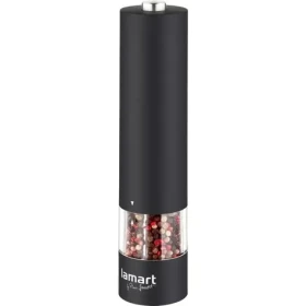 Lamart Ruber Mlynček na korenie elektrický čierna / korenie. soľ / nerez (8590669199679)