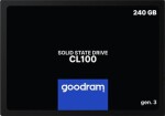 GOODRAM CL100 Gen. 3 240GB / 2.5 / SATA III / 3D-NAND TLC / R: 520MBs / W: 400MBs / dopredaj (SSDPR-CL100-240-G3)