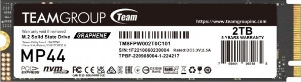 TeamGroup SSD Team MP44 M.2 2TB PCIe G4x4 2280