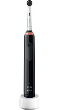 Oral-B Pro 3 3000 PureClean čierna / Elektrická zubná kefka / výdrž batérie 336 h / Li- ION / nabíjačka (4210201365280)