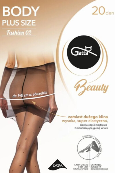 Gatta Body Plus Size 02 farba:nero 4-L