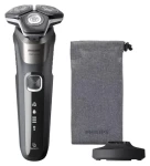 Philips Series 5000 S5887/13 sivá / Holiaci strojček / umývateľný / suché a mokré holenie / až 60 min (S5887/13)