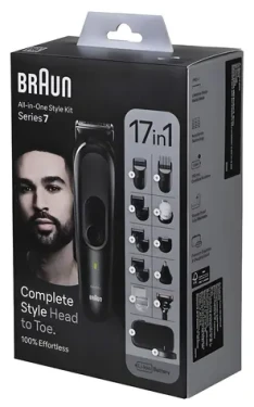 Braun MGK7491 čierna / Zastrihávač / Pánsky / Celé telo / 1 - 21 mm / 100 min / AutoSense (MGK7491)