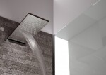 SAPHO - Nástenná hlavová sprcha, 500x200, kaskáda, nerez lesk DC562