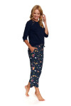 Dámske pyžamo 7162 Yoga - Doctornap tmavě modrá XL