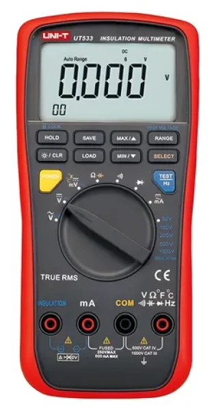 UNI-T UT533 / Merač izolačného odporu / multimeter 2v1 / do 2 G? / 1000 V / CAT III 1000V (UT533)