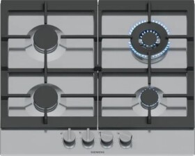Siemens Siemens EC6A5HI90 płyta kuchenna Čierny, nehrdzavejúca oceľ Wbudowany 60 cm Gaz 4 stref(y)