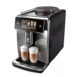 Saeco Xelsis Deluxe strieborná / Automatický kávovar / 1500 W / 15 bar / 1.7L / zásobník 450 g (SM8785/00)