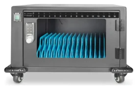 Digitus Nabíjacia skriňa pre tablety 14" 16 pozícií čierna / Nabíjacia skriňa / USB-C / el. zámok / 384x550x375 mm (DN-45007)