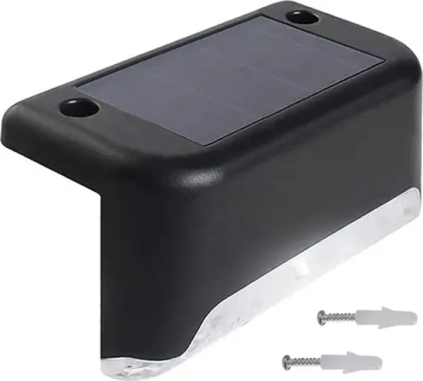 Maclean MCE319 solárne schodiskové svietidlo / LED / IP44 / 4000K / senzor súmraku (MCE319)