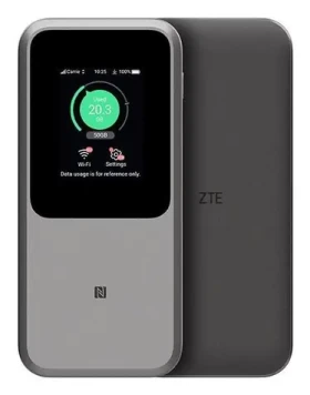 ZTE MU5120 5G / Mobilný Wi-Fi hotspot / Wi-Fi 6 / 2,4 + 5 GHz / 9800 mAh / 64 zariadení (MU5120)