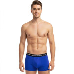 Le Coq Sportif pánske boxerky 3PAK červené sivé tmavomodré S