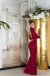 Sexy Red-Carpet KouCla Neck Evening Gown WOW! blackgold S