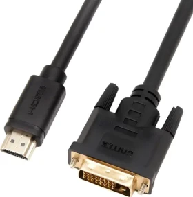 Unitek C1271BK-2M čierna / Adaptér HDMI - DVI-D / Obojsmerný / 4K 60Hz (C1271BK-2M)