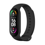 FIXED Silicone Strap Silikónový remienok pre Xiaomi Band 7 amp; Mi Band 6 amp; Mi Band 5 čierna (FIXSSTB-989-BK)