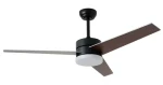 Immax NEO LITE VARIABLE SMART čierno-hnedo-strieborná / Stropné svietidlo s ventilátorom / 24W / Wi-Fi / TUYA (07285L)