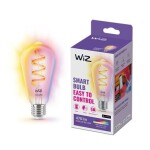 Philips WiZ Colors ST64 E27 6.3W / Múdra farebná žiarovka / 470 lm / 2200-6500 k / stmievateľná (929003267301)