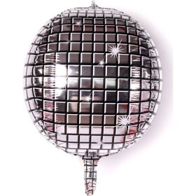 Fóliový balón disco ball 4d 38cm Cakesicq Cakesicq