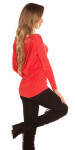 Trendy Koucla pullover with lace Einheitsgroesse