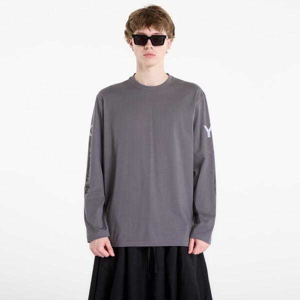 Tričko Y-3 x Mercedes-AMG PETRONAS Formula One Team Chaos Logo Long Sleeve T Shirt Granite M