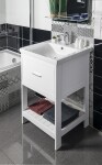 AQUALINE - ZUNO 55 keramické umývadlo nábytkové 55x45cm, biela 9055