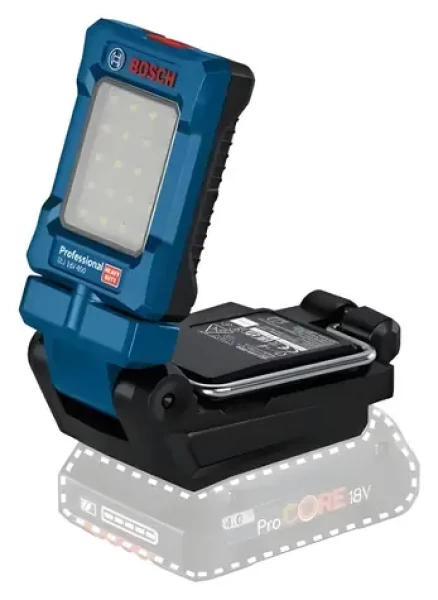 BOSCH GLI 18V-800 Professional modrá/čierna / Aku svietidlo / 18V / 800 lm / bez aku a nabíjačky (0601443600)