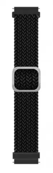 Aligator Textilný remienok 22mm čierny (22AW0012)