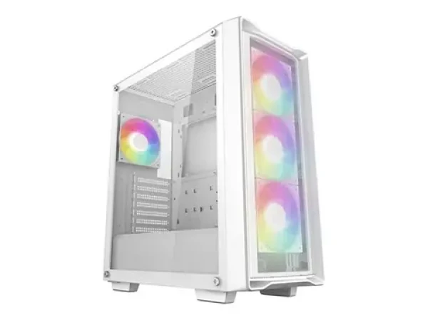 DEEPCOOL CC560 MESH V2 biela / Skriňa PC / Midi tower / ATX / ARGB / mesh panel / temperované sklo (R-CC560-WHAMA4-G-2)