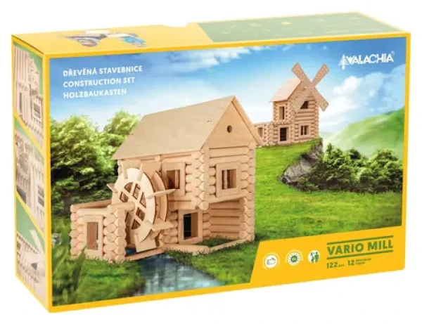 WALACHIA Drevená stavebnica Vario Mill