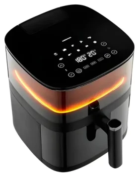 Medion Life X10 MD11780 XL čierna / Teplovzdušná fritéza / 1500 W / 5 l / dotykové ovládanie (50079114)