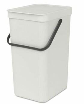 Brabantia Sort amp; Go Odpadkový kôš 16 L svetlo šedá / s rukoväťou / 22 x 40.1 x 27.9 cm (213465)