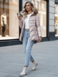Dámska zimná bunda s kapucňou WINTERCHIC pink FashionStreet TY4441z M