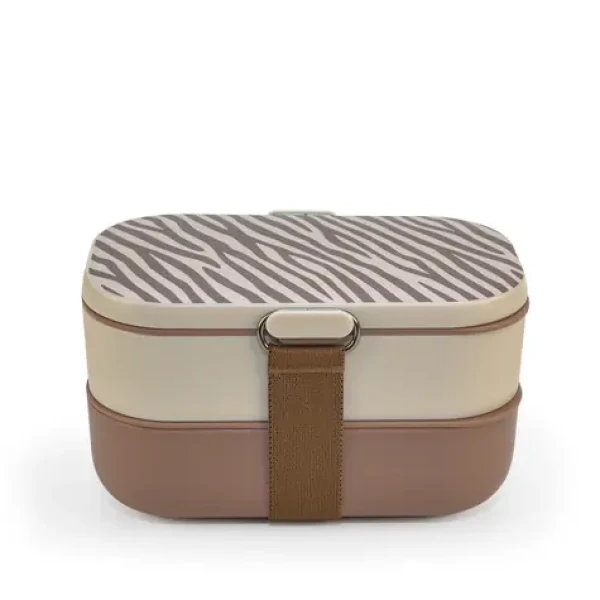 Iris Barcelona Obedový box s príborom Bento 1.35 L béžový (8437-P)