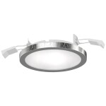LightMe LM85665 Aqua LED vstavané svetlo LED 6 W listová strieborná (lesklá); LM85665