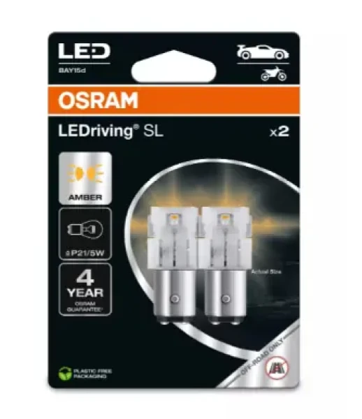 OSRAM LED 21/5W / 12V / 150lm / 6000K / 2500h / 2ks (7528DYP-2BL)