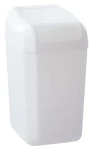 Denox Troya biela / Odpadkový kôš / Hojdacie veko / 15 l