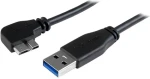 StarTech USB-A - Micro-USB B Slim kábel pravouhlý / Kábel / USB 3.0 / 5 Gbit/s / 2 m (USB3AU2MLS)