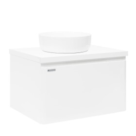 Kúpeľňová skrinka pod umývadlo Naturel Ancona 80x46 cm biela lesk ANCONA280BLD ANCONA280BLD