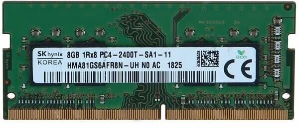 Hynix SK Hynix HMA81GS6AFR8N-UH 8GB DDR4 2133MHz PC4-17000 SODIMM moduł pamięci 1 x 8 GB 2400 MT/s