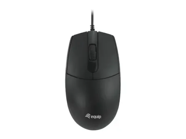 Equip Silent čierna / Drôtová myš / USB-A / 1200 DPI / Tichá / 1,5 m (245117)