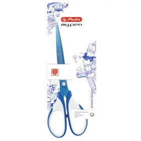Herlitz Nožnice / modro-biela (50046751)
