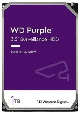 WD Purple WD11PURZ 1TB / HDD / 3.5 SATA III / 5 400 rpm / 64MB cache / 3y / pre dohľadové centrá (WD11PURZ)
