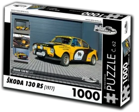 RETRO-AUTA Puzzle č. 62 Škoda 130 RS (1977)