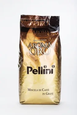 Pellini Aroma Oro INTENSO 1 kg / Zrnková káva / 20% Robusta 80% Arabica / Vákuové balenie (KAWPLLKIR0003)