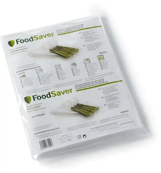 FoodSaver FSB3202-I biela / Vrecká do vákuovačky / 32 ks / 280 x 360 mm / do mrazničky aj mikrovlnky (100001775969)