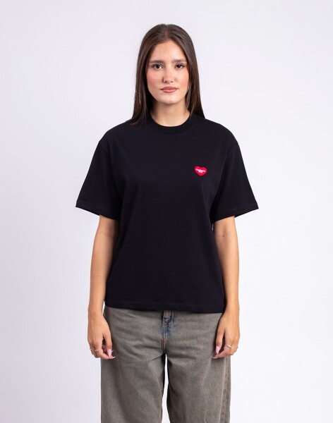 Carhartt WIP W' S/S Heart Patch T-Shirt Black/Red M