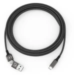 Smrter Speedy čierna / Nabíjací a dátový kábel / USB-C / 1 m (SMRTER_SPEEDY_C_BK)